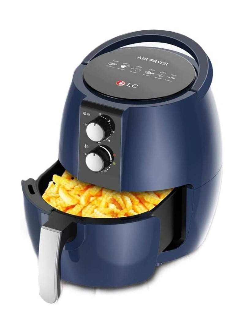 DLC Electric Air Fryer 1350 Watt 3.6 Litre,BLUE-2136  - Image 1