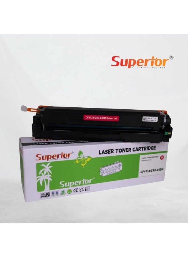 SOS Superior Superior CF413A Magenta Compatible Toner Cartridge – With Chip - Image 1