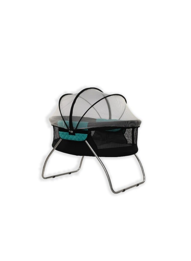 Uni baby Baby Cot bed all on board Aquagreen  - Image 1