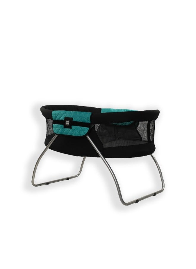 Uni baby Baby Cot bed all on board Aquagreen  - Image 3