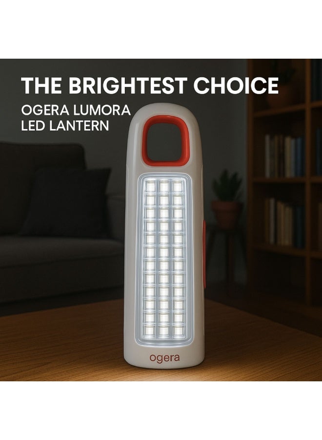 Ogera فانوس LED قابل لإعادة الشحن - ضوء تخييم وطوارئ فائق السطوع، بطارية طويلة الأمد، فانوس محمول ومقاوم للماء للاستخدام الخارجي، المشي، انقطاع التيار الكهربائي والاستخدام المنزلي - Image 2