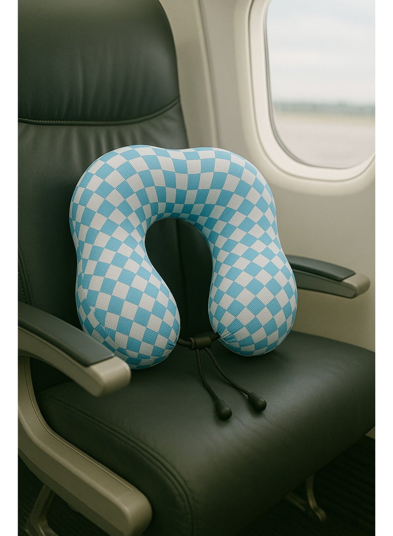 توشيونيكس وسادة ناعمة من إسفنج الذاكرة على شكل حرف U للأطفال والكبار - مثالية للاستخدام في الطائرة والسيارة والمكتب والمنزل - Image 2