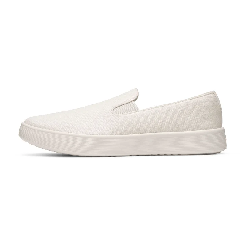 Women's Canvas Cruiser Slip On - Warm White (Natural White Sole)