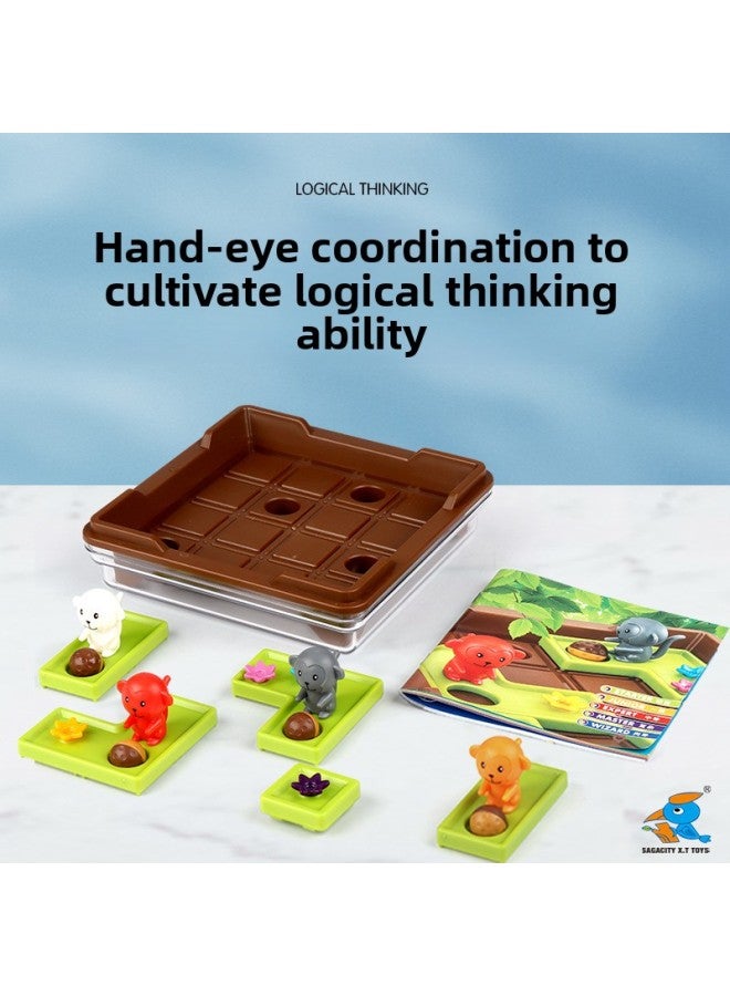 Crazy Squirrel Monkey Xingtong Children's Intelligence Logic Thinking Toys Focus Training Toy 120 Off-Color:Crazy Monkey 6606 - Image 4