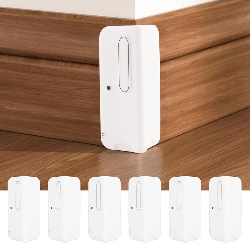 INCREWAY Baseboard Corner Blocks 6PCS Silicone Self Adhesive Safety Corner Cushion Baby Proofing Edge Guard Corner Protectors for Furniture Wall Base - Image 1