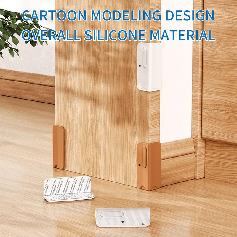 INCREWAY Baseboard Corner Blocks 6PCS Silicone Self Adhesive Safety Corner Cushion Baby Proofing Edge Guard Corner Protectors for Furniture Wall Base - Image 5