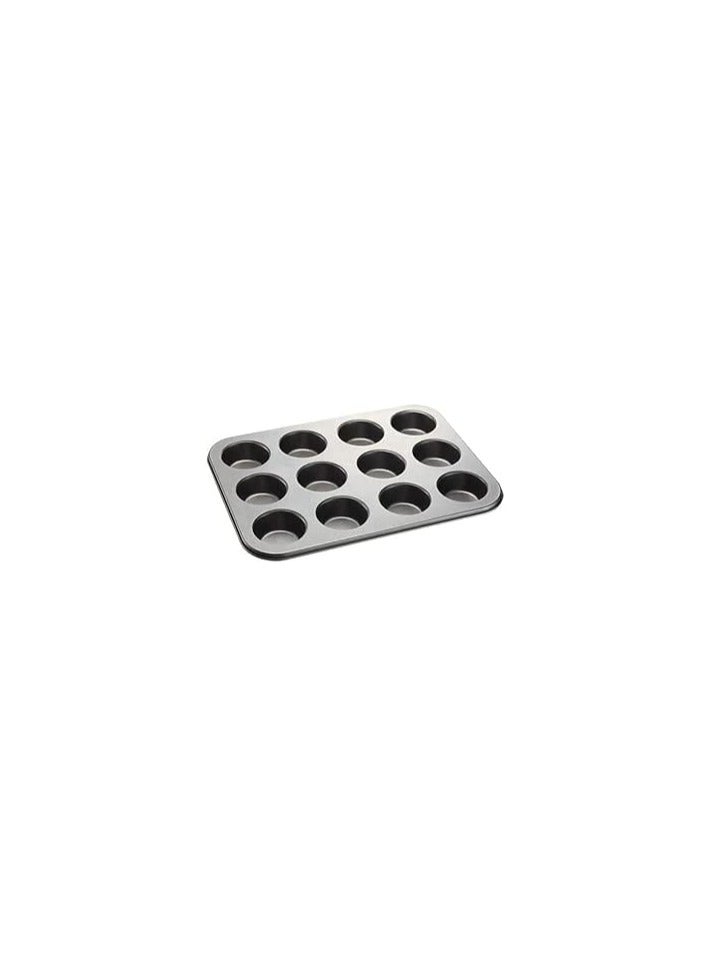 LTR LTR 37x28x3C .5M 12MULTI CUPCAKE PAN/CB00769, black 