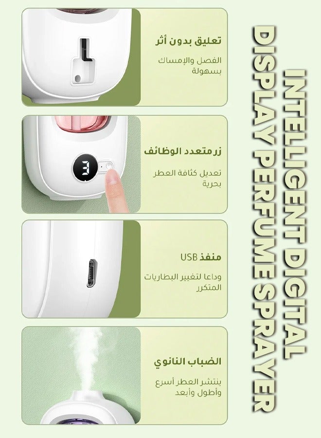 Ultrasonic Essential Oil Diffuser with Smart Digital Display – 4 Timer Settings & 3 Mist Modes, Night Light & Quiet Operation | Safe for Babies & Pregnancy, Relaxing Aromatherapy Gift" - Image 4