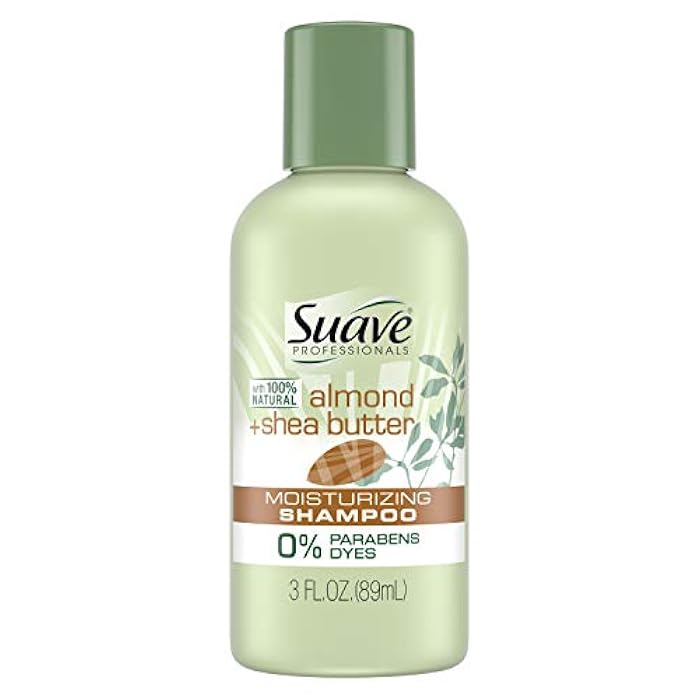 Suave Professionals Shampoo Almond + Shea Butter 3 oz - Image 1