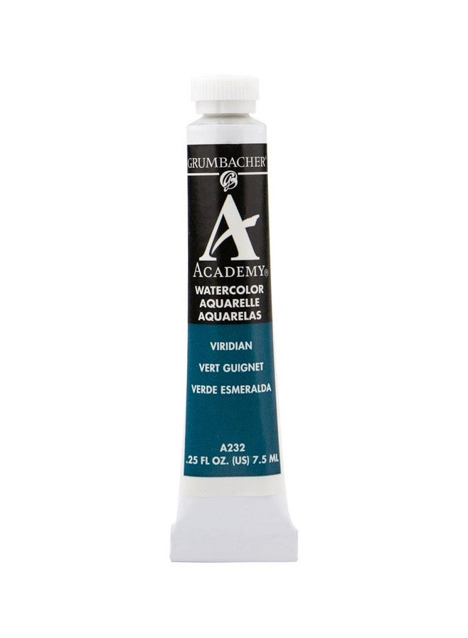 Grumbacher Academy Watercolor Paint 7.5Ml/0.25 Ounce Viridian (A232) - Image 1