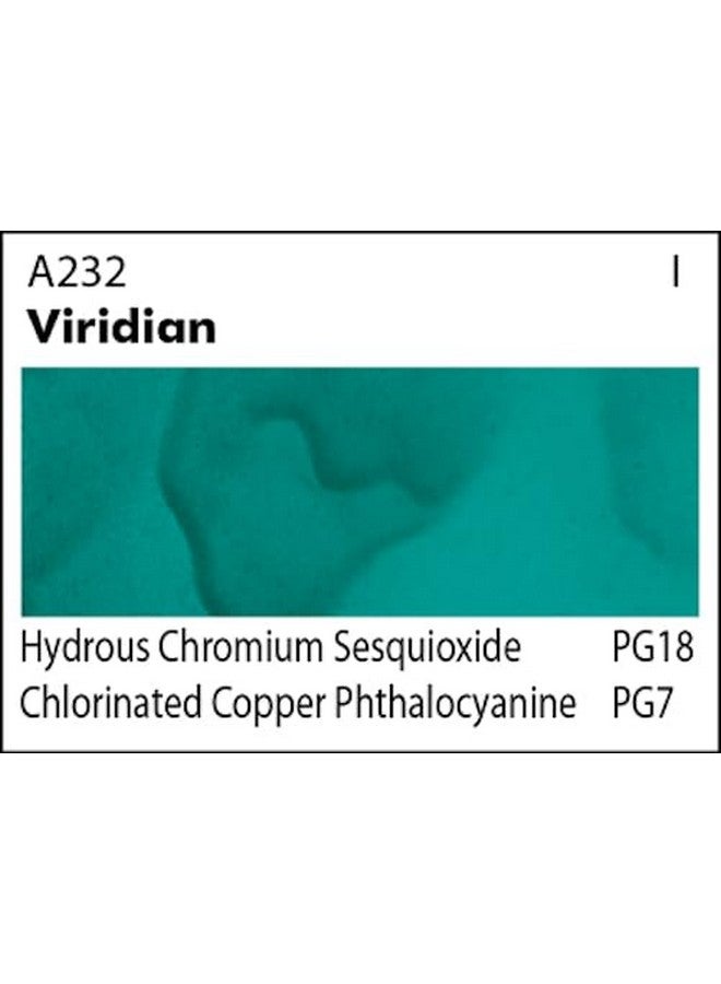 Grumbacher Academy Watercolor Paint 7.5Ml/0.25 Ounce Viridian (A232) - Image 2