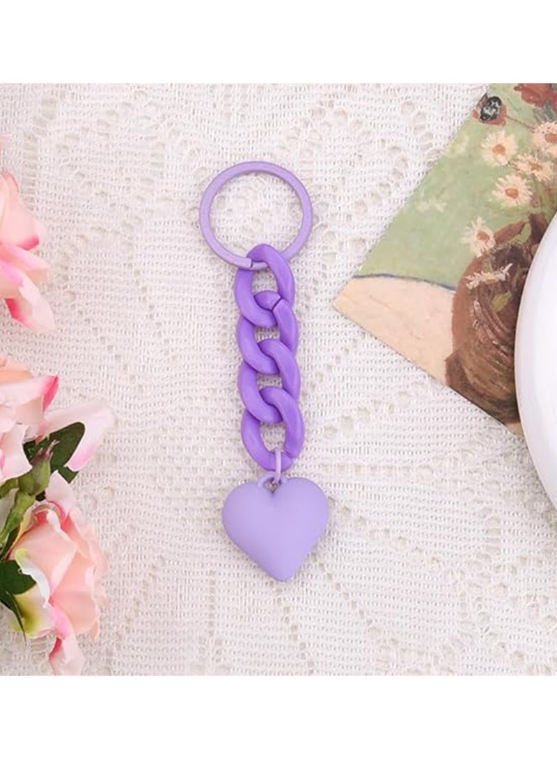 Heart-designed keychain(Purple) - Image 4