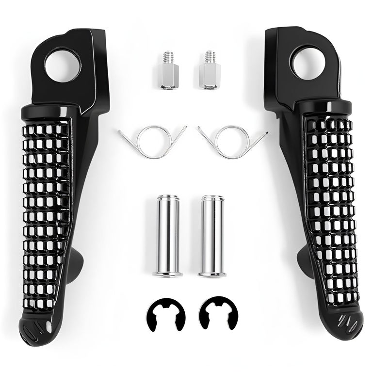 Kawasaki Motorcycle Footpeg Front Foot Pegs Footrest for Kawasaki Ninja ZX-10R ZX-14 ZX6R ZX9R ZX12R ZX636 EX650 650R KLE650 Z1000SX ZZR1200 GTR1400 ZZR1400