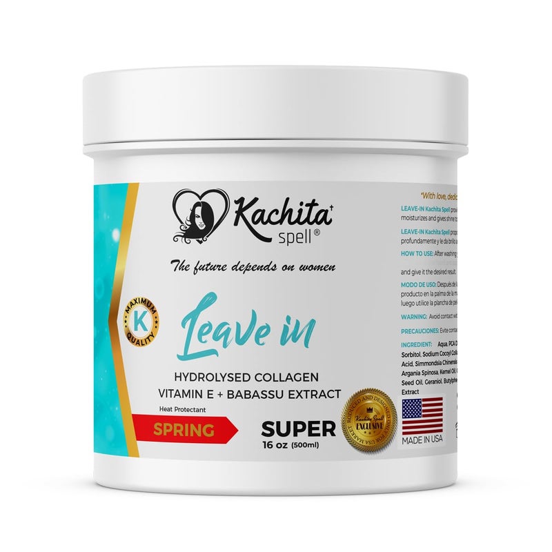 Kachita Spell Kachita Spell New True LeaveIn Fabulous and Perfect Curls with Hydrolyzed Keratin Cream added 16 fLoz Made in USA 