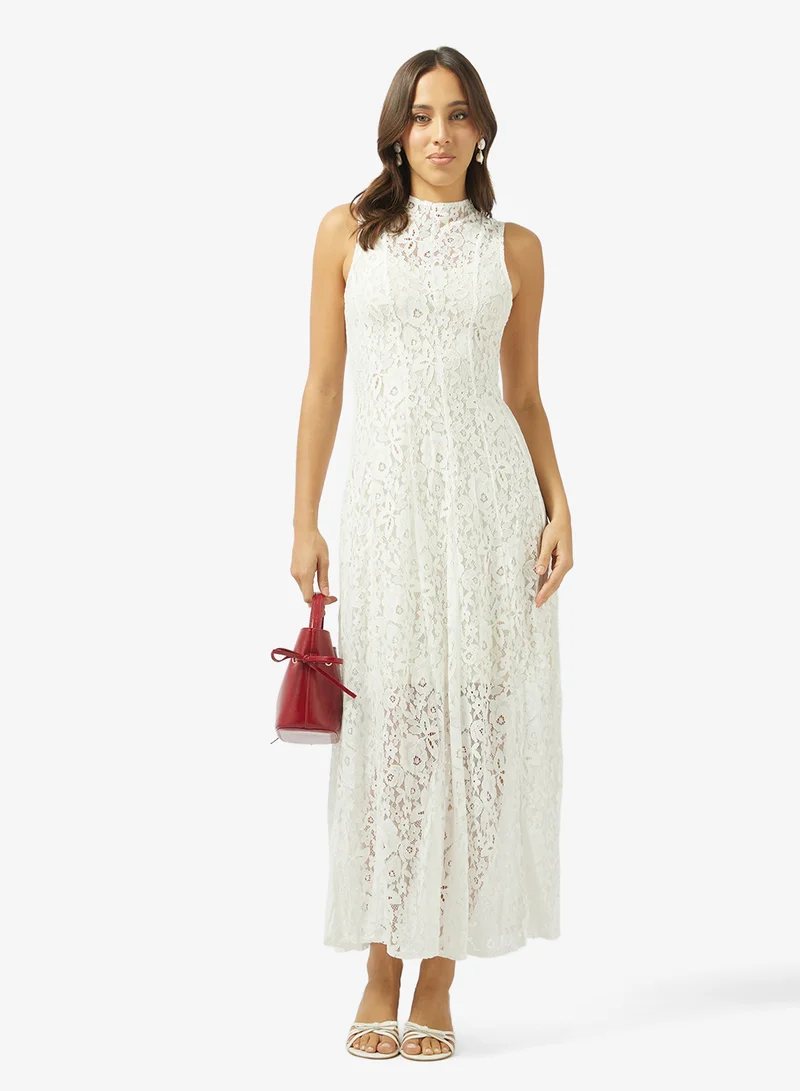 Ginger  Lace A Line Dress for Women | Best Price UAE