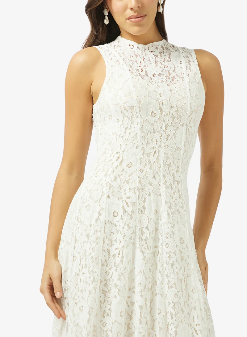 Ginger  Lace A Line Dress for Women | Best Price UAE