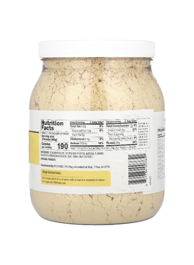 PB2 Foods PB2 Foods, Performance, Peanut Protein with Madagascar Vanilla, 2 lb (907 g)  - Image 2