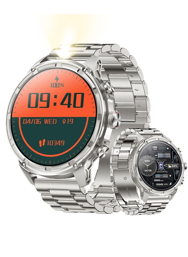 RollsTimi  New Men’s Sports Smart Watch, Bluetooth Call Answering/Dialing, Large-Capacity Battery, Android/iOS Compatible, DIY Custom Watch Face Wallpaper, Sports and Sleep Monitoring, RT V99 - Image 1