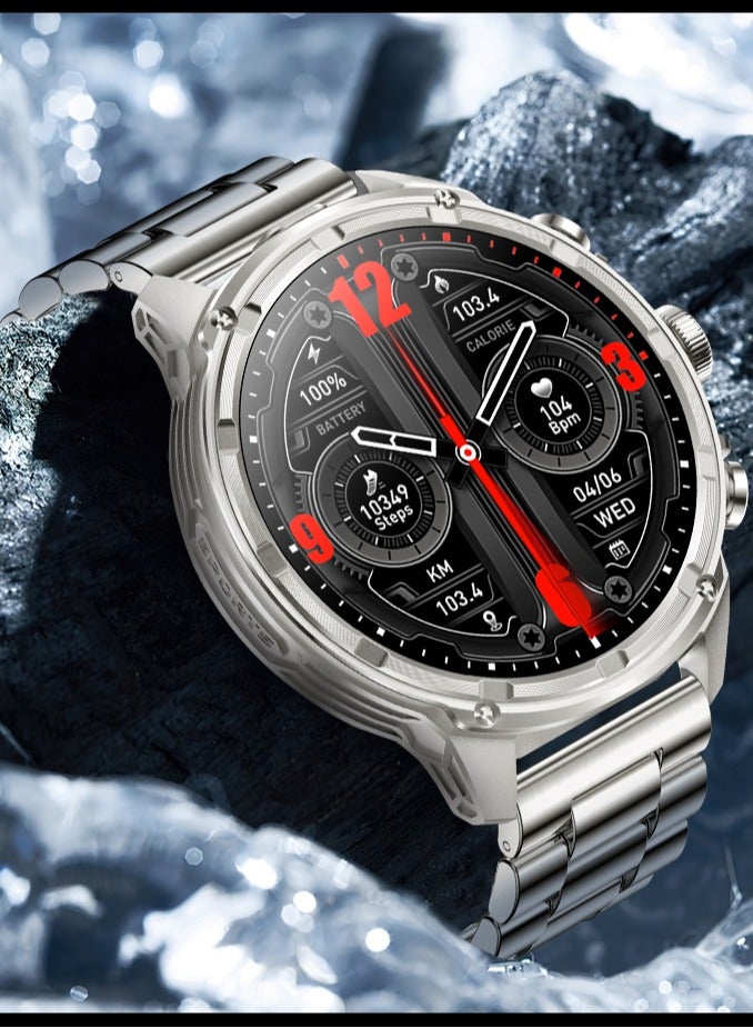 RollsTimi  New Men’s Sports Smart Watch, Bluetooth Call Answering/Dialing, Large-Capacity Battery, Android/iOS Compatible, DIY Custom Watch Face Wallpaper, Sports and Sleep Monitoring, RT V99 - Image 2