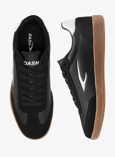 Dash Women Panelled Sneakers with Lace-Up Closure