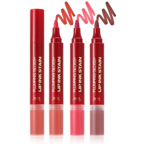 Skynest 3pcs Lip Stain with Precise PenLike Tip Chisel Tip Marker Lipstain Smooth Application Satin Stained Finish Matte Color Look TransferProof All Day Wear Lip Color - Image 1