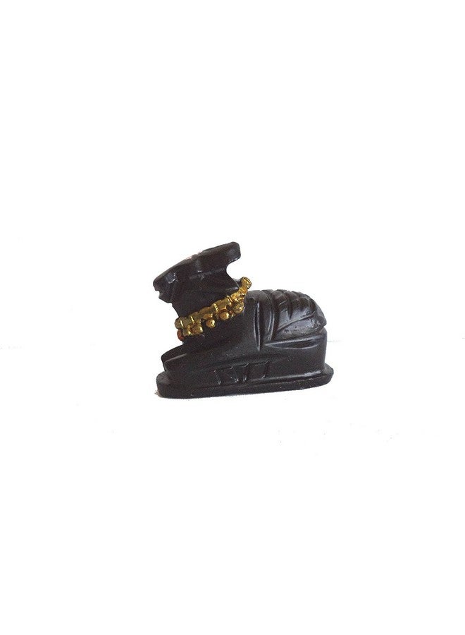 TEJ GIFTS Nandi Idol, Handcrafted Matt Finish Shiva's Cow Statue for Temple Puja & Home, Nandi Pindi Showpiece, Ideal Gift Item for Housewarming Black (Small) - Image 1