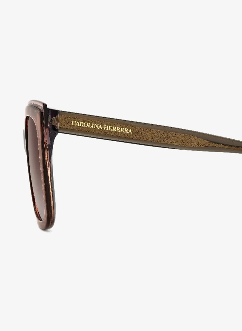 Carolina Herrera  CAROLINA HERRERA HER 0249/G/S Sunglasses Brown Square  | Best Price UAE