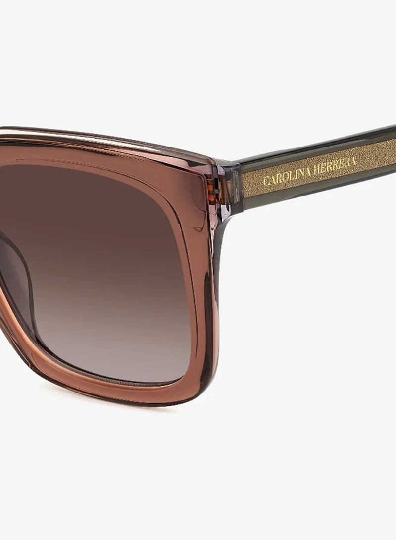 Carolina Herrera  CAROLINA HERRERA HER 0249/G/S Sunglasses Brown Square  | Best Price UAE