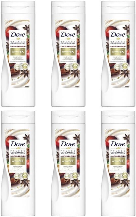 Dove Care Secrets Body Lotion Relaxing Winter Ritual with Sandalwood 250 ml Pack of 6
