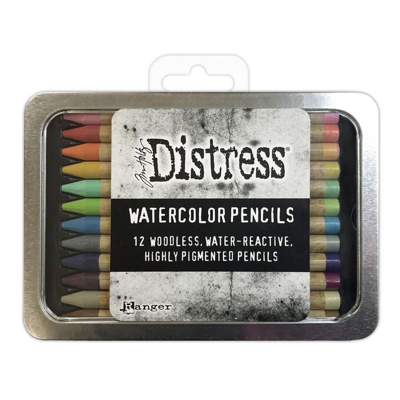 Ranger Tim Holtz Distress Watercolour Pencils Set 2-12 pcs - Image 1