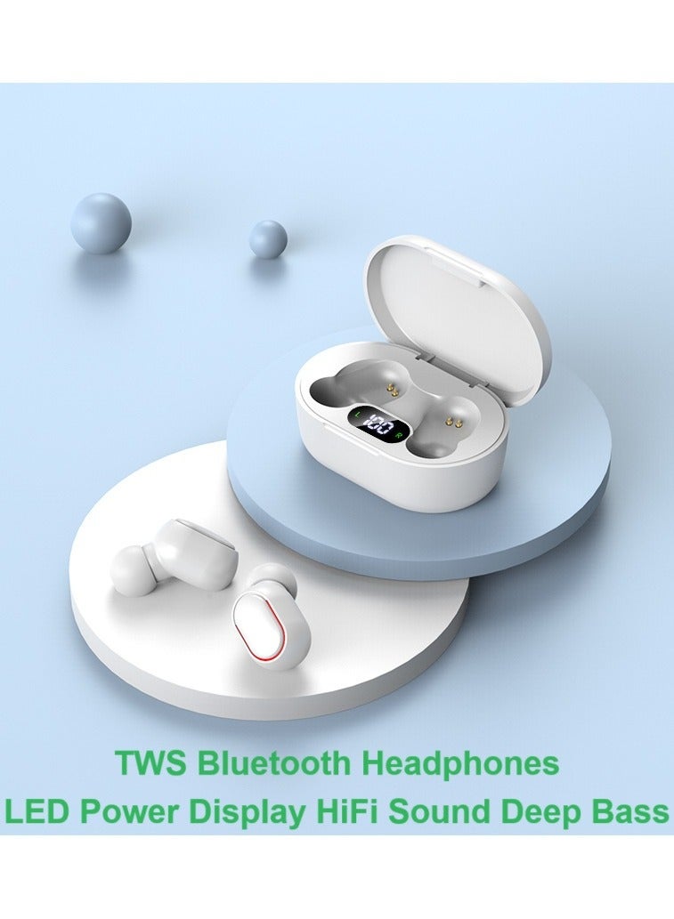 general Smart Earbuds E7S TWS Bluetooth Headphones Mini Earphones with LED Power Display, Built-in High-Definition Microphone, Intelligent Noise Reduction, HiFi Sound Quality, Deep Bass, Smart Touch Control - Image 1