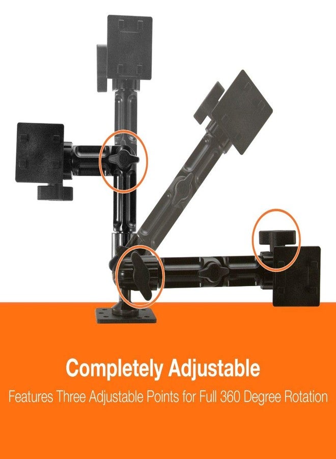 iBolt TabDock FixedPro 360 -Heavy Duty Metal 8" Multi-Angle Drill Base Mount for All 7" - 10" Tablets (iPad, Nexus, Samsung Tab) for Desks, Tables, Countertops : Great for Homes, Businesses, etc. - Image 3