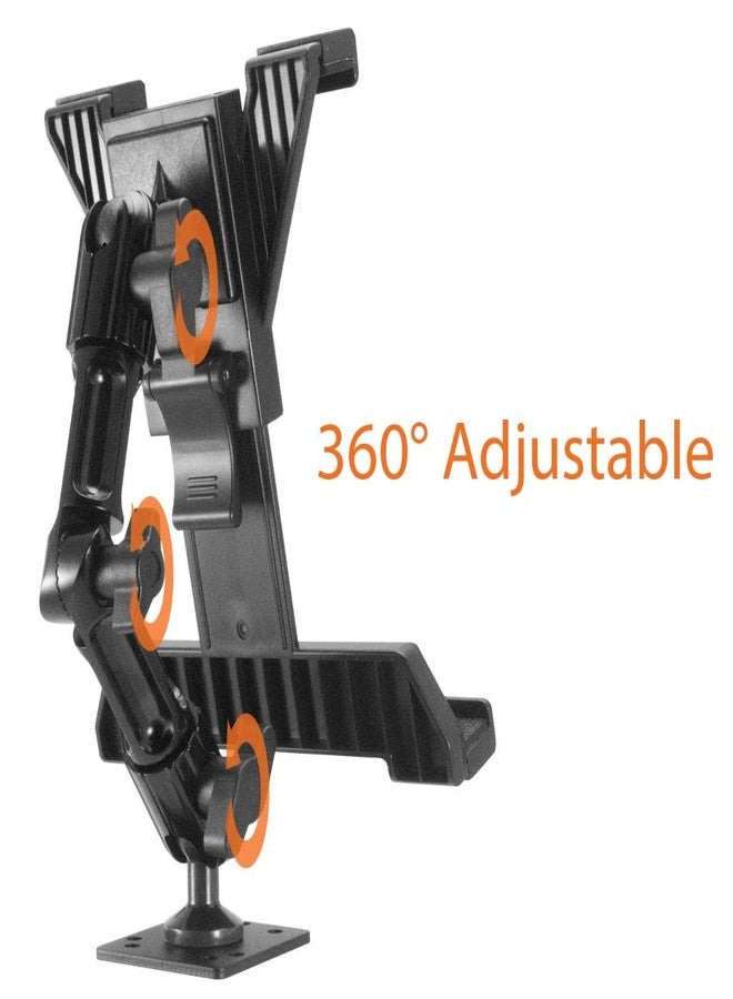 iBolt TabDock FixedPro 360 -Heavy Duty Metal 8" Multi-Angle Drill Base Mount for All 7" - 10" Tablets (iPad, Nexus, Samsung Tab) for Desks, Tables, Countertops : Great for Homes, Businesses, etc. - Image 2