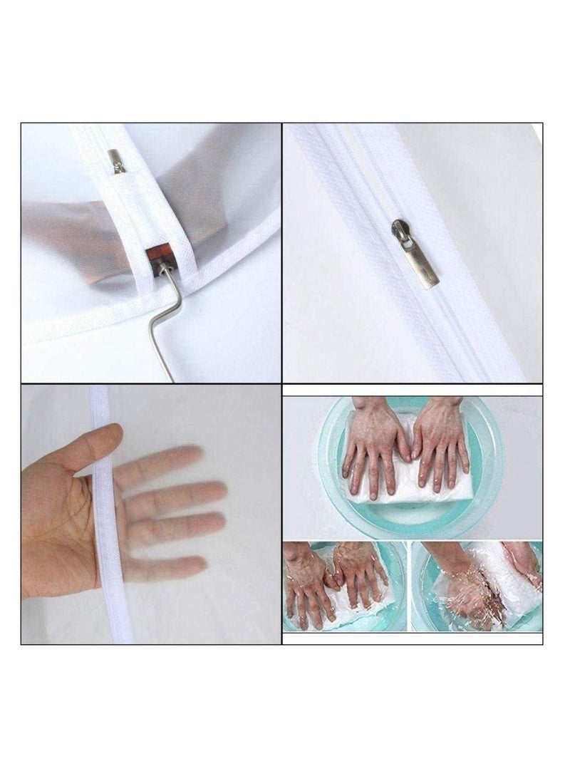 Cool Baby - Pack of 5 Clothes Dress Protector Moistureproof Dustproof Cover Garment Suit Skirt Bag Organizer(60x100cm) - Image 1