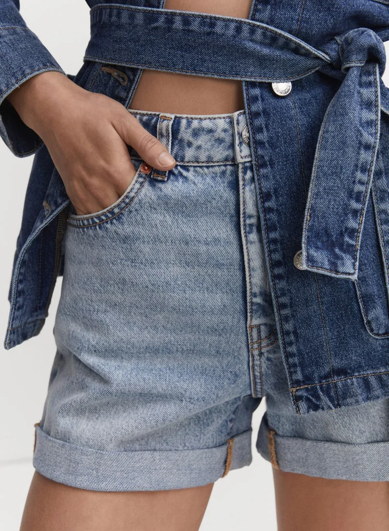 MANGO High Waist Short