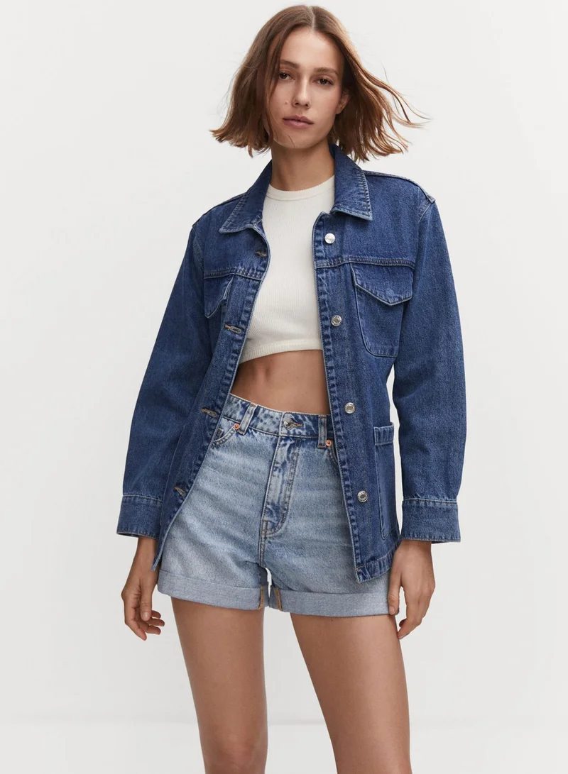 MANGO High Waist Short