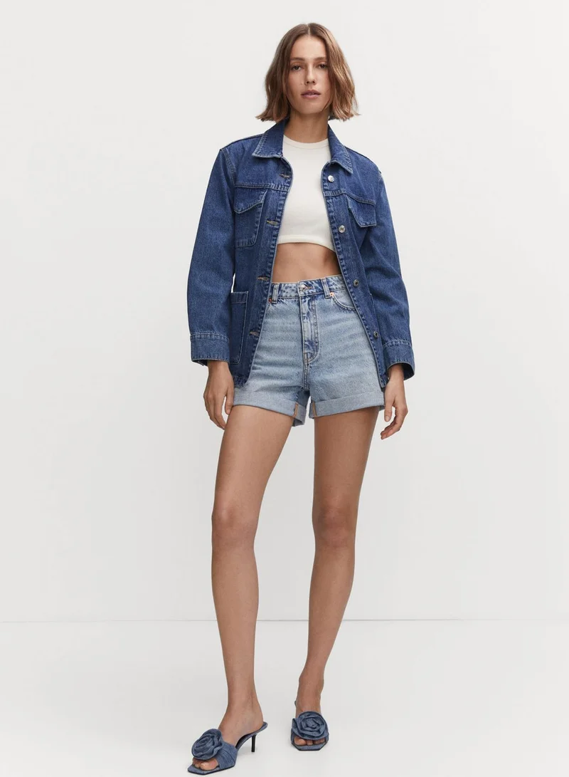 MANGO High Waist Short