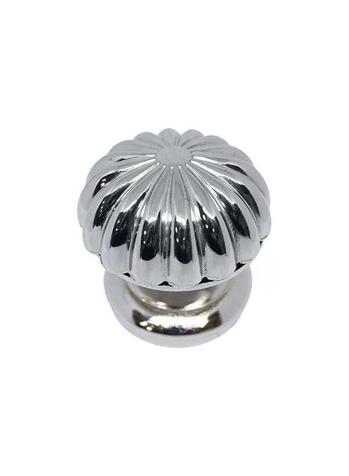 Comex Round Apartment Door Handle, Silver, Non-Discoloring 