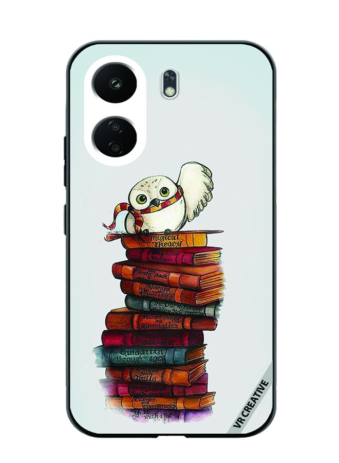 VR CREATIVE Protective Case Cover For Xiaomi Redmi 13C Hogwards Owl Design Multicolour - Image 1