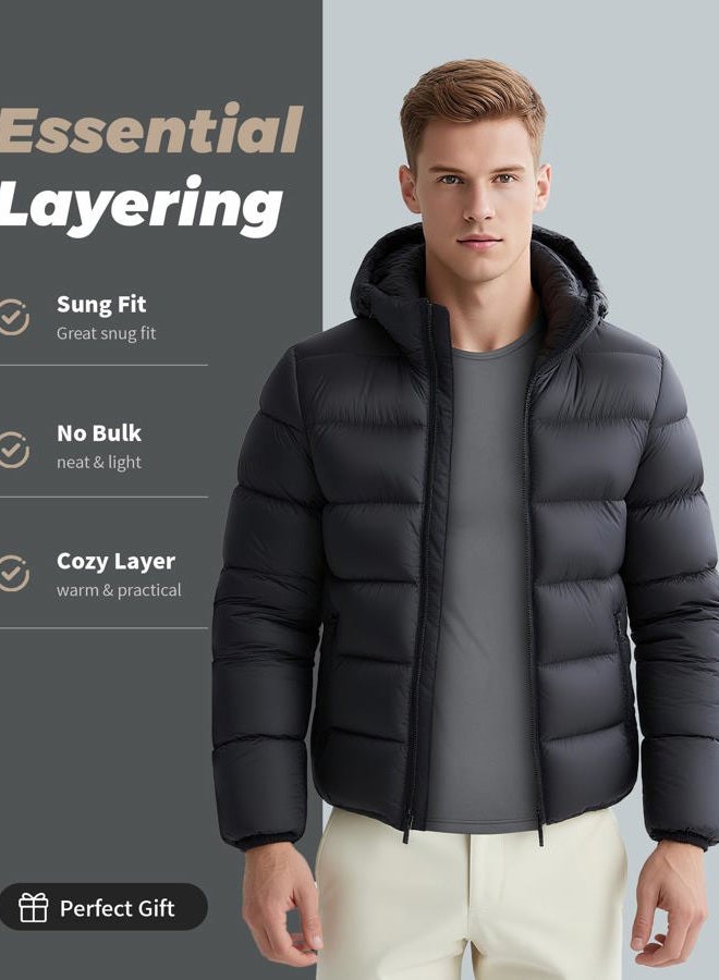 WEERTI Thermal Underwear for Men, Long Johns Base Layer Fleece Lined Top Bottom (Grey L) - Image 4