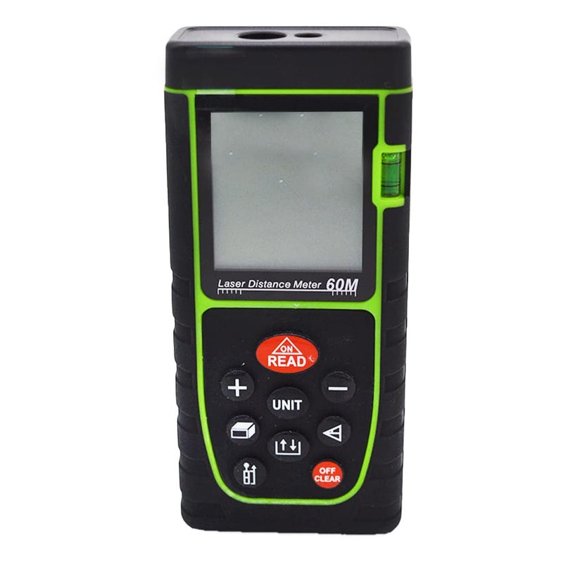 Syga SYGA Digital Laser Distance Measuring Tape Tool Distance Measuring Meter Yellow 60m Colour Design May Vary  - Image 1