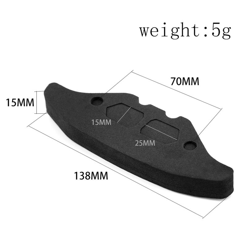Front Bumper Sponge Foam Upgrade Spare Replacement For TAMIYA XV02 XV-02 1/10 Models Remote control Car Accessories 51701 - Image 5