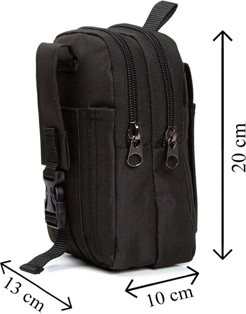 Avca Bellows Ergonomic Mountaineering Camping Backpack and Tactical Phone Compartment Waist Belt Bag