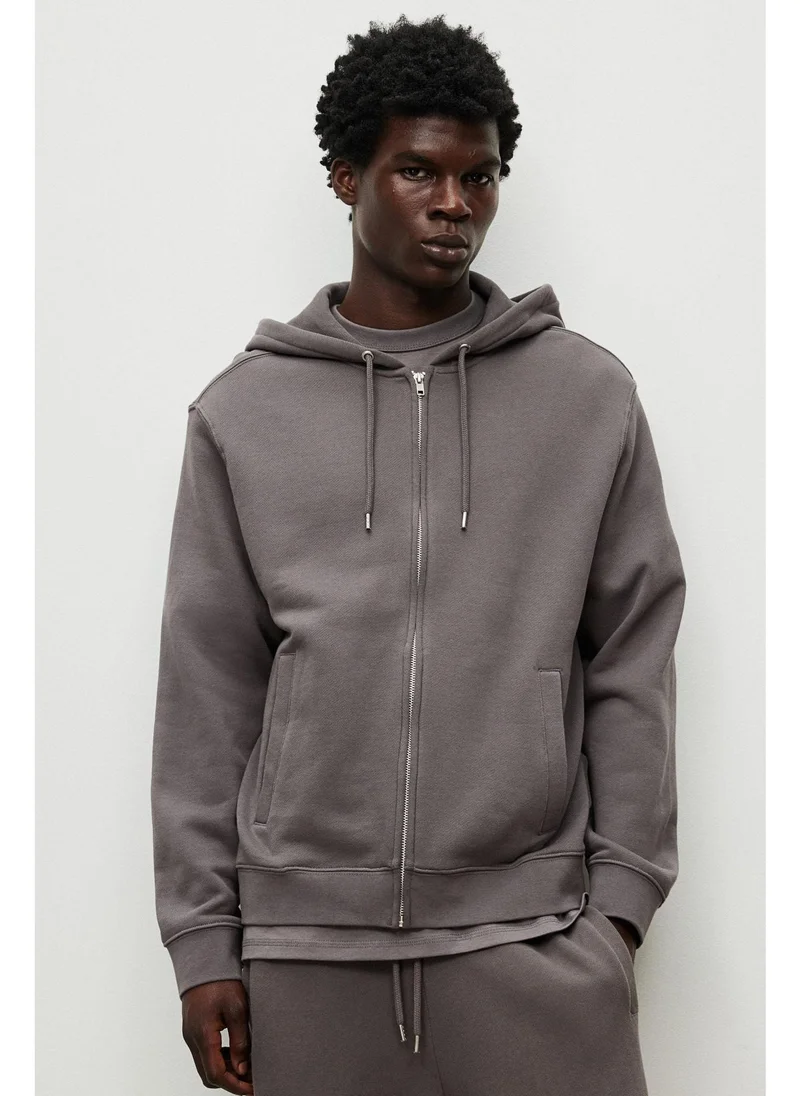 H&M Zip-through hoodie Regular Fit