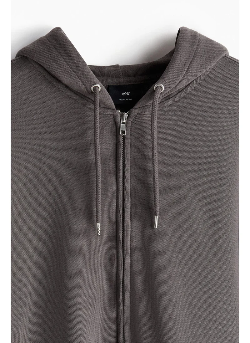 H&M Zip-through hoodie Regular Fit