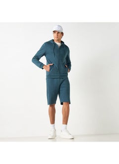 Kappa Kappa Logo Embroidered Hooded Sweatshirt with Pockets  - Image 2