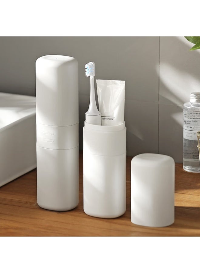 Jajalin Travel Mouthwash Cup, Toiletry Cup, Toothbrush And Toothpaste Storage Box, Portable Travel Toothbrush Cup, Essential For Business Trips - Image 4