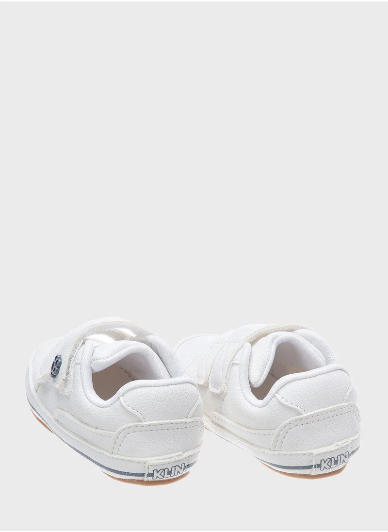 Klin Kids Velcro Low Top Sneakers