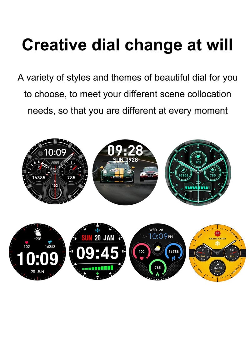 AROAQ - GT66 Smart Watch with TWS Earphones NFC Music Control 1.39 HD Screen Bluetooth Call Healthy Monitoring 100+ Sports Modes - Image 1