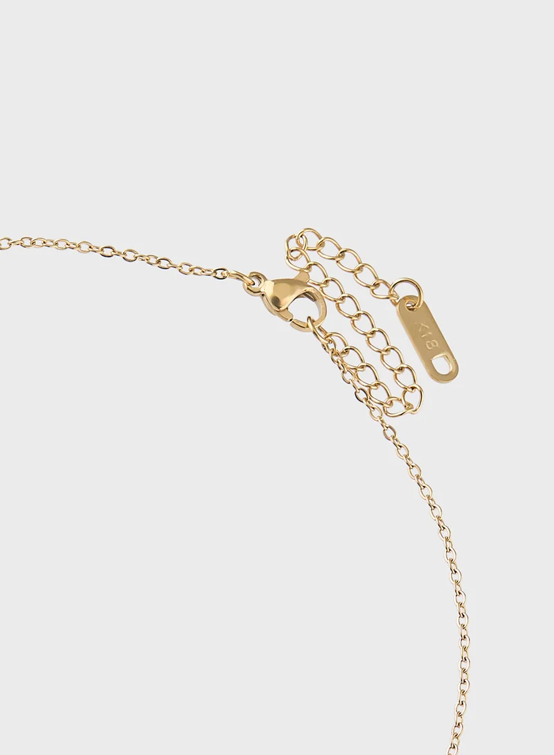 Staurtz 18K Gold Plated Alba Necklace